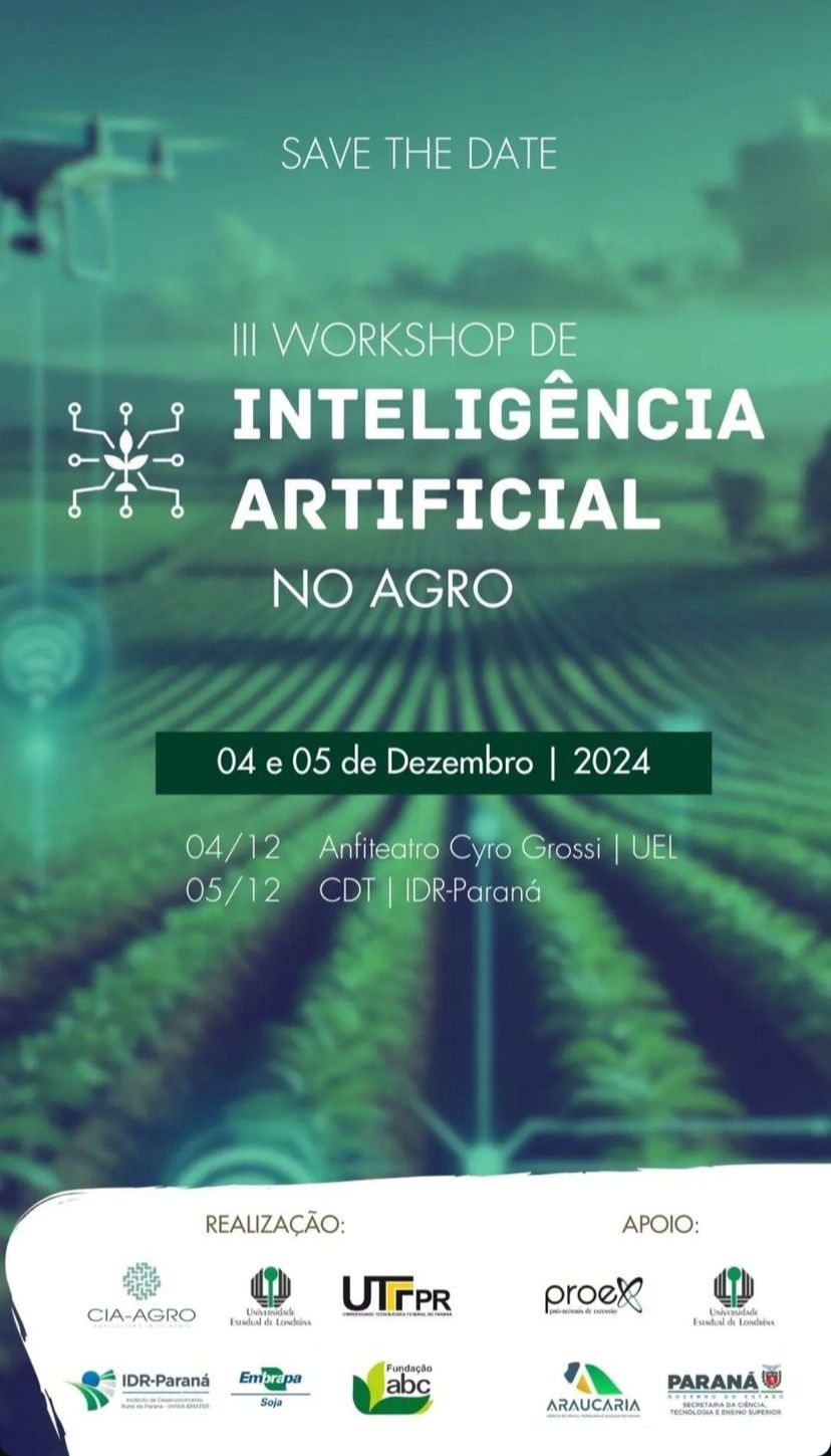 III Workshop de inteligência Artificial no Agro