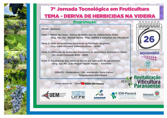 7ª Jornada Tecnológica em Fruticultura
