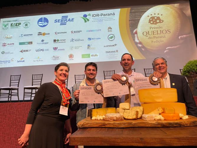 Produtores assistidos pelo IDR-Paraná estão entre os melhores do Prêmio Queijos do Paraná